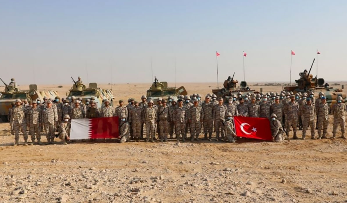 تركيا تدرب الجيش القطري