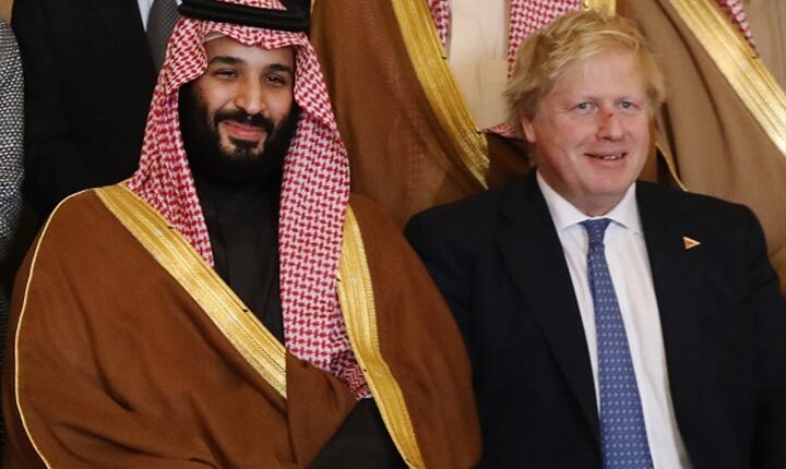 جونسون مع ابن سلمان