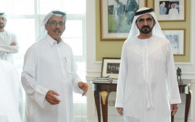 خلف الحبتور مع ولي عهد دبي