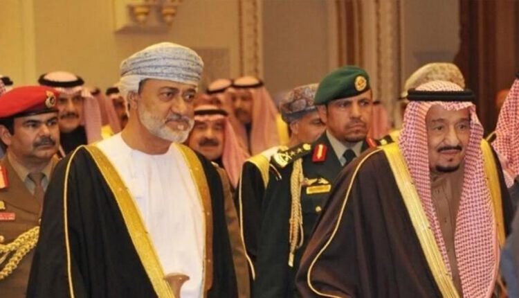 ملك السعودية وسلطان عمان