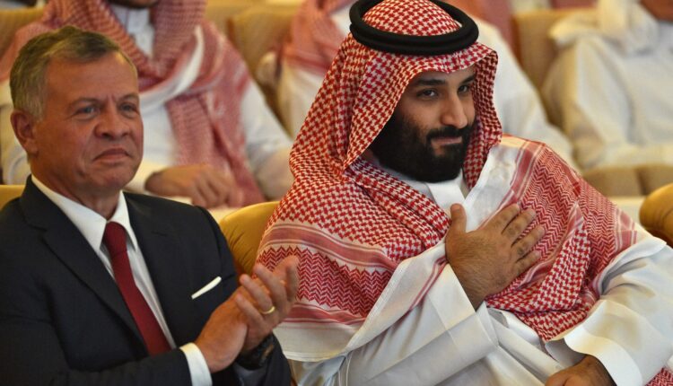 العاهل الأردني الملك عبد الله الثاني ومحمد بن سلمان