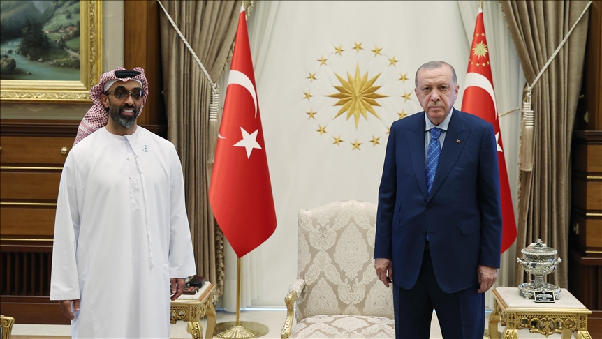 أردوغان يستقبل طحنون بن زايد ويبحثان العلاقات الثنائية وقضايا إقليمية