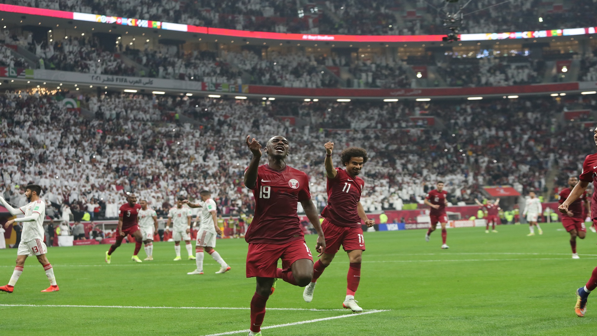 يقصيه من بطولة كأس العرب.. منتخب قطر يكتسح الإمارات بخماسية نظيفة