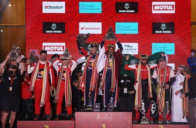 القطري ناصر العطية بطلا لرالي داكار 2022