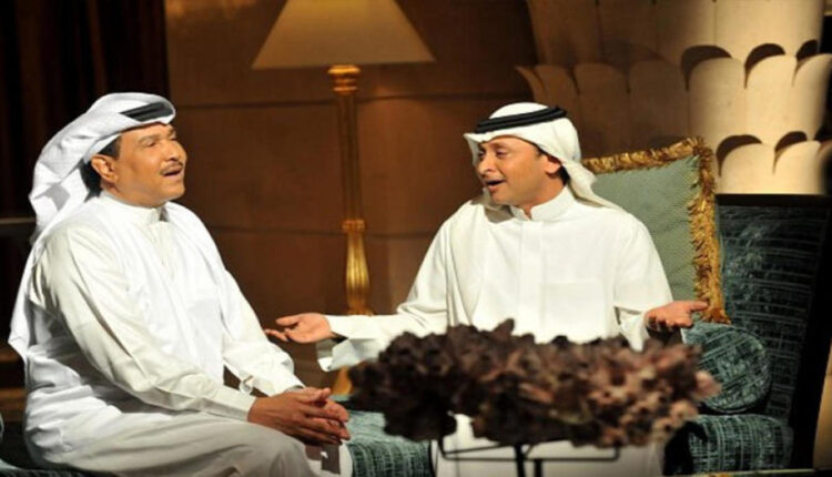 سر عتاب الفنان محمد عبده وعبدالمجيد عبدالله خلال حفلهما بموسم الرياض