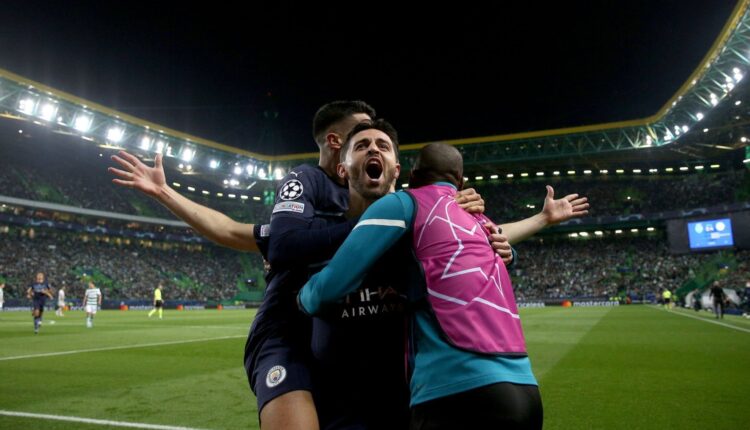 شاهد| ملخص وأهداف مانشستر سيتي ضد سبورتنغ