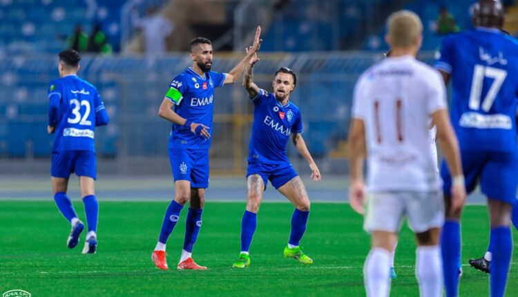 شاهد.. ملخص وأهداف مباراة الهلال ضد الشباب