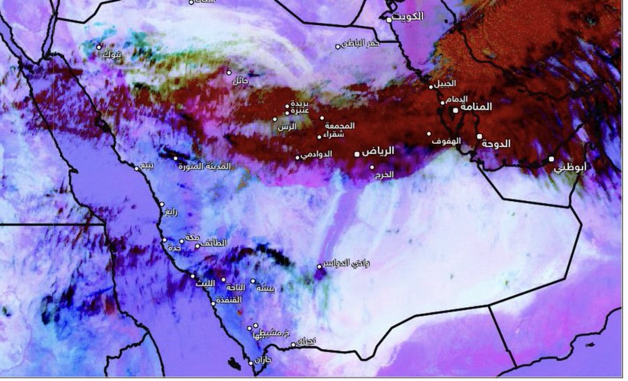 موجة الغبار الزهري تضرب الرياض الليلة.. هذا ما يجب فعله من الآن