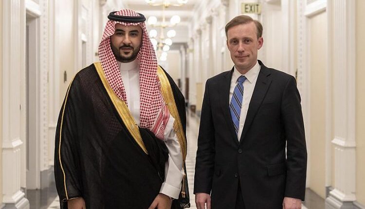تفاصيل لقاء الأمير خالد بن سلمان بمستشار الأمن القومي الأمريكي