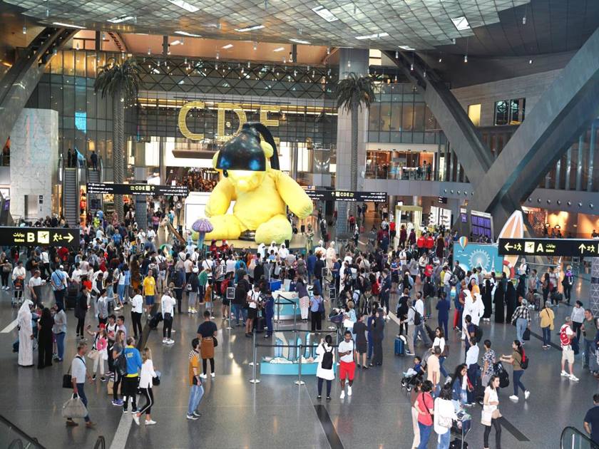 مطار حمد الدولي: نمو في عدد المسافرين بنسبة 33.5% منذ بداية العام