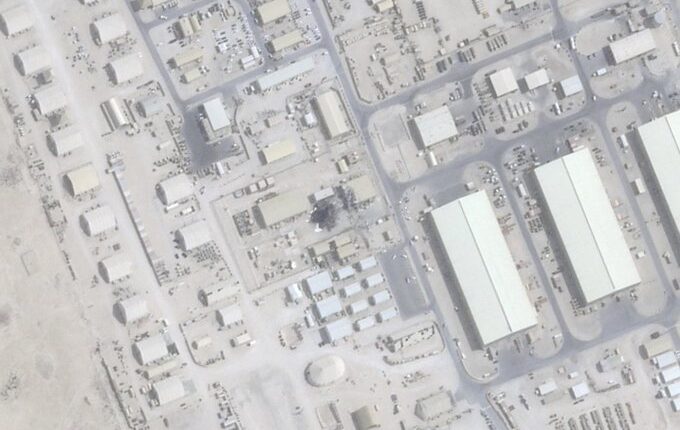 صاروخ إيراني يضرب منشأة اتصالات أمريكية حساسة في قاعدة العديد بقطر