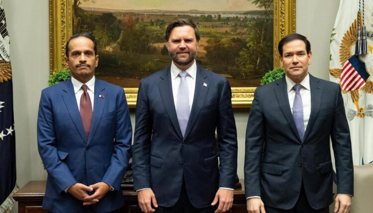 روبيو ورئيس الوزراء القطري