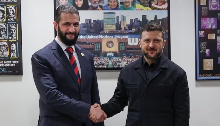 الرئيس السوري والرئيس الأوكراني