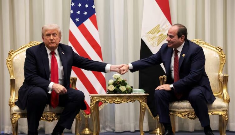 الرئيس السيسي ودونالد ترامب