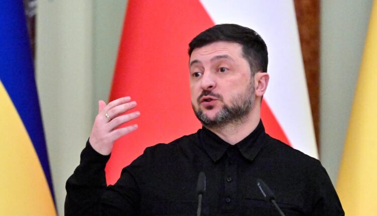 الرئيس الأوكراني فولوديمير زيلينسكي