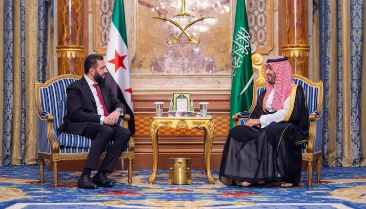 الرئيس السوري أحمد الشرع جولة خليجية بلقاء ولي العهد السعودي محمد بن سلمان