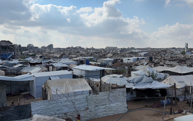 الدفاع المدني يحذر من كارثة في حي الزيتون مع اقتراب الشتاء