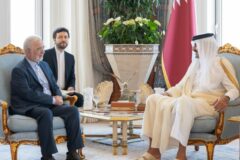 أمير قطر يبحث مع نظيره الإيراني جهود خفض التصعيد في المنطقة